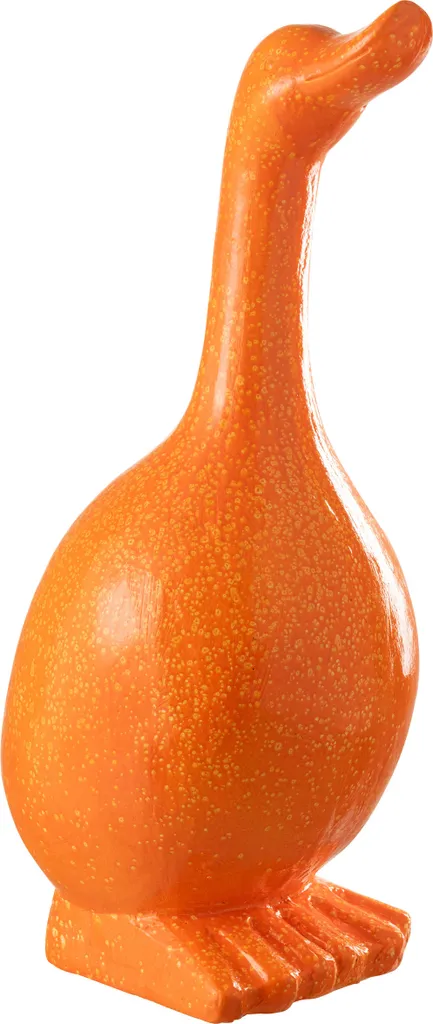 Déco de Jardin Durable : Oie J-Line Orange en MGO Anti-UV et Incassable