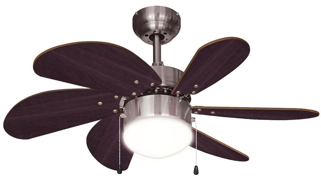LED Deckenventilator, Zugschalter, Vor-Rücklauf, D 75 cm Produktbild 