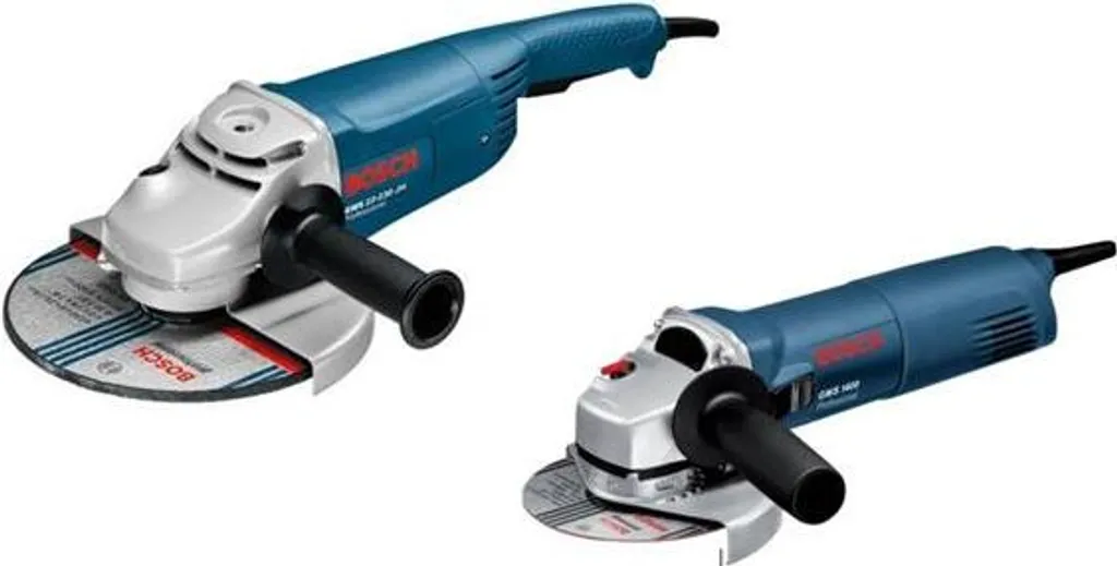 Lot de 2 Meuleuses Angulaires Bosch GWS 22-230P et GWS 1400 Filaire