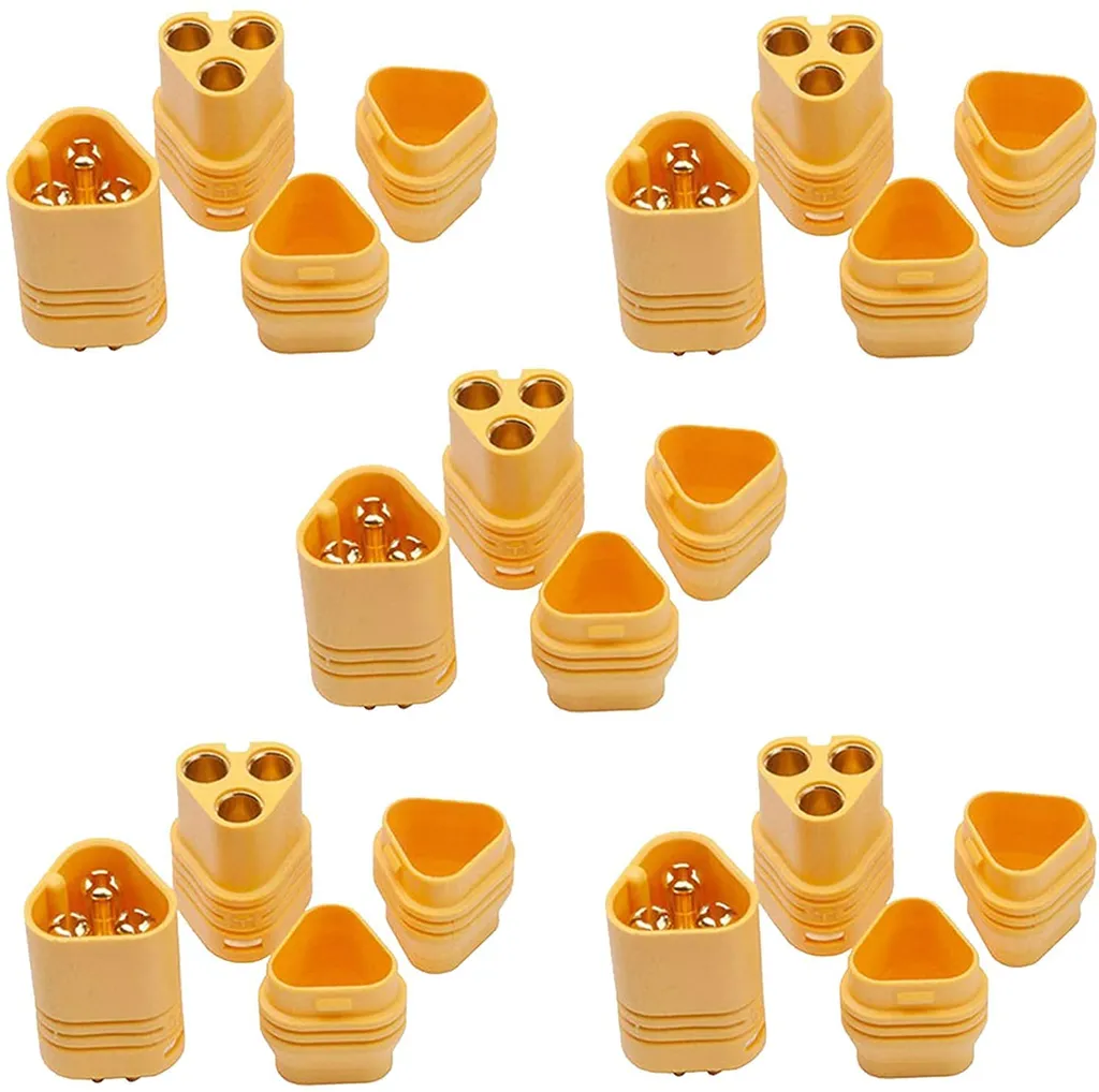 Kit Connecteurs MT60 3.5mm pour Drone FPV et Modélisme RC - Pack de 10 Pcs