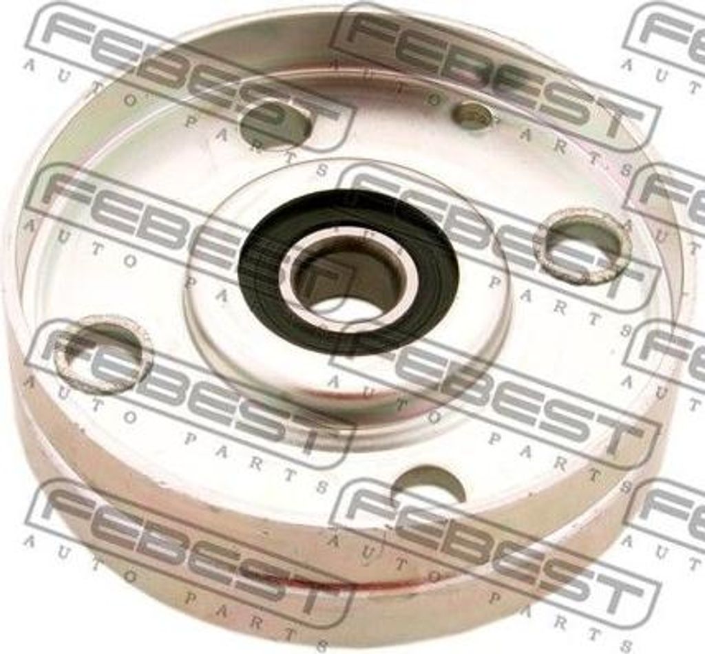 FEBEST 0287-N16 Spannrolle, Keilrippenriemen OE 119274F115 kompatibel mit Almera, Micra, Primera