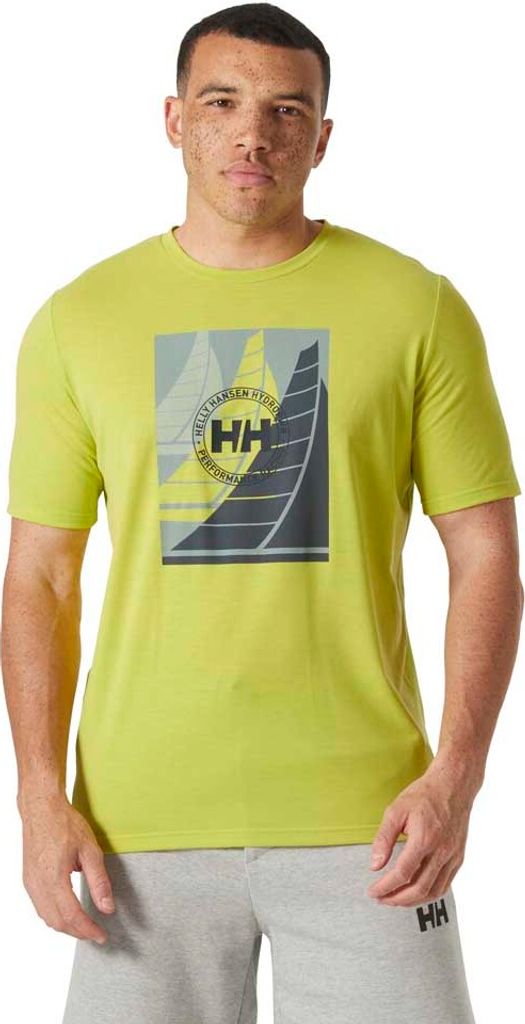 Helly Hansen Race Sailing Kurzarm-t-shirt Gelb S Mann Gelb S