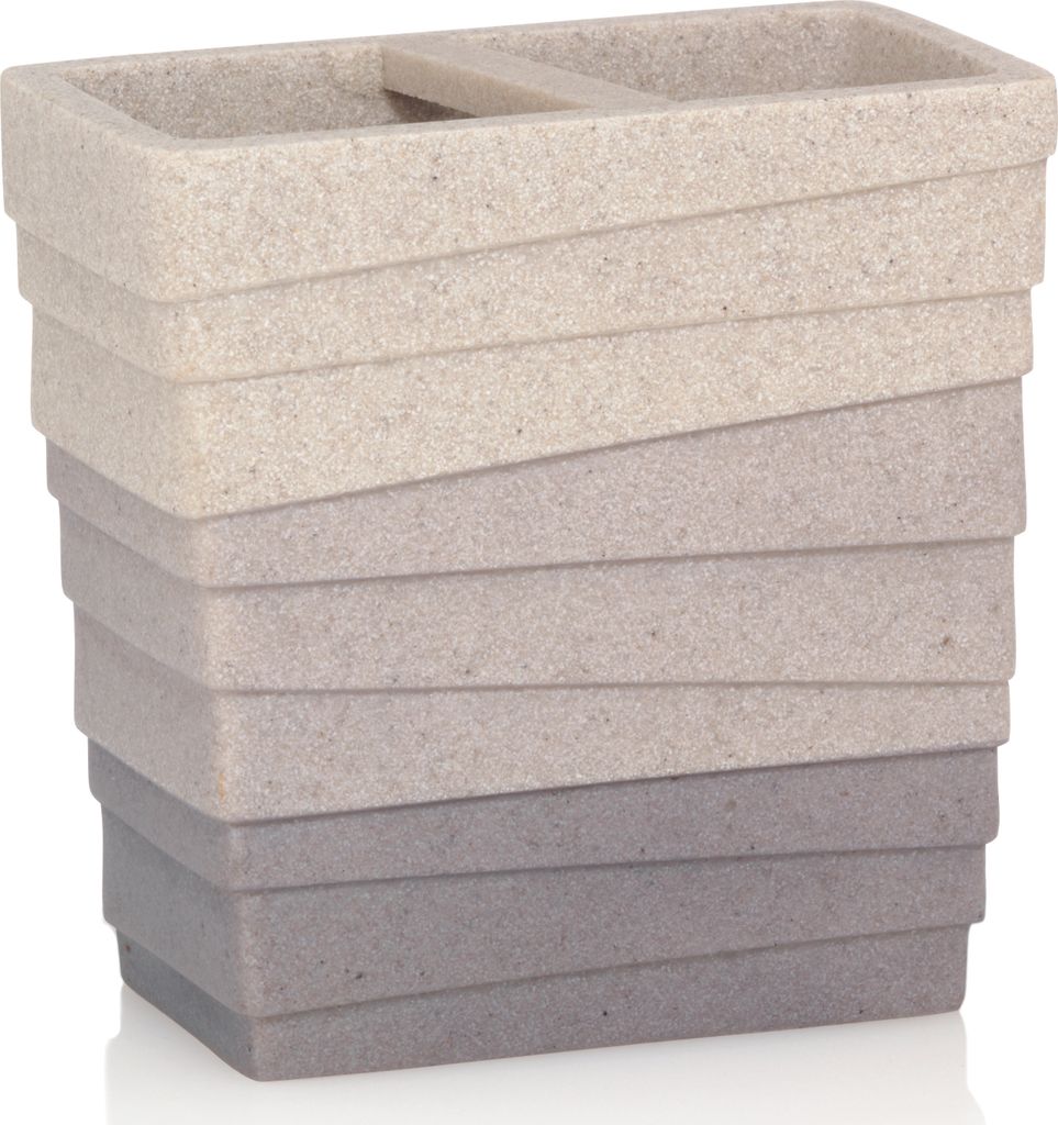 Kela Zahnbürstenhalter Valura Poly braun 10x6x10cm, 22802