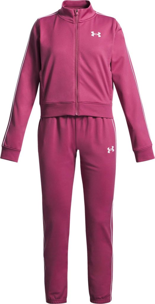 Under Armour Ua Icon Knit Crop Tracksuit - fuchsia dusk, Größe:L