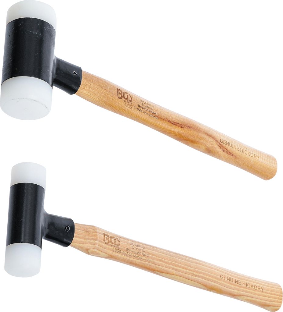 BGS 1859 Schonhammer-Set mit Hickory Stiel, 2-tlg.