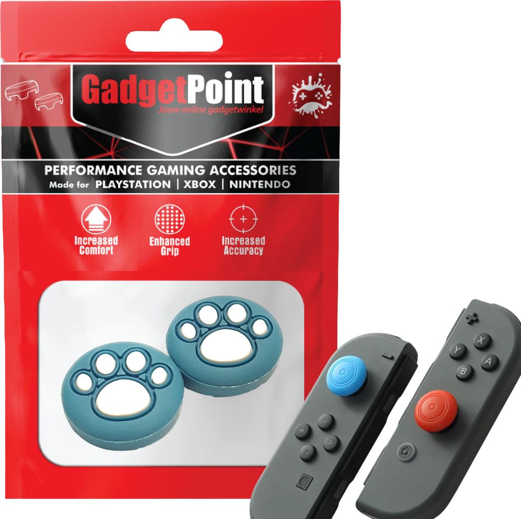 Thumbgrips - Thumb Grips voor Nintendo Switch Joy-Con Controllers - Gaming Thumbgrips - Performance Anti-Slip Thumbsticks - Bescherming Accessoires...
