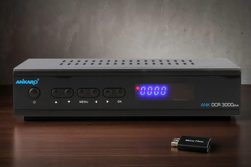 Décodeur TNT Câble Full HD Ankaro DCR 3000 Plus avec Port USB Noir - 13