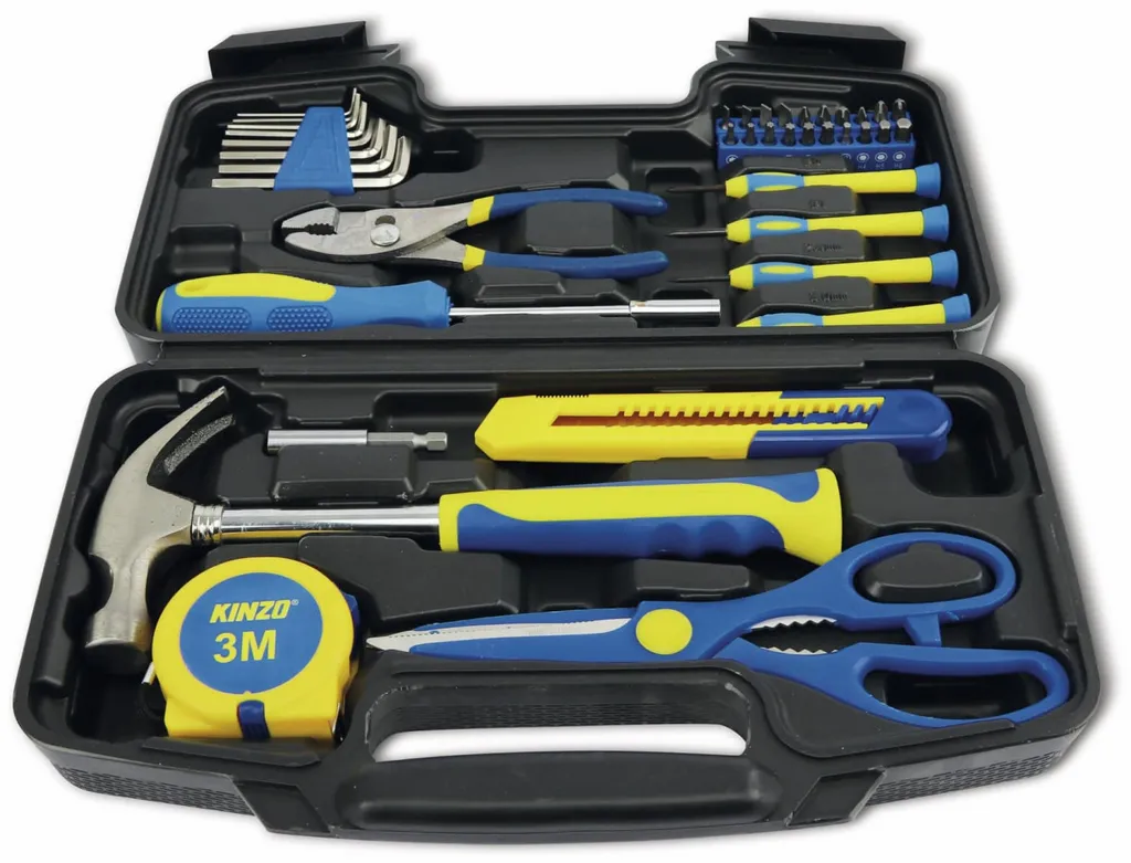 Set de 39 outils à main Edco avec coffret de rangement compact et robuste - 5