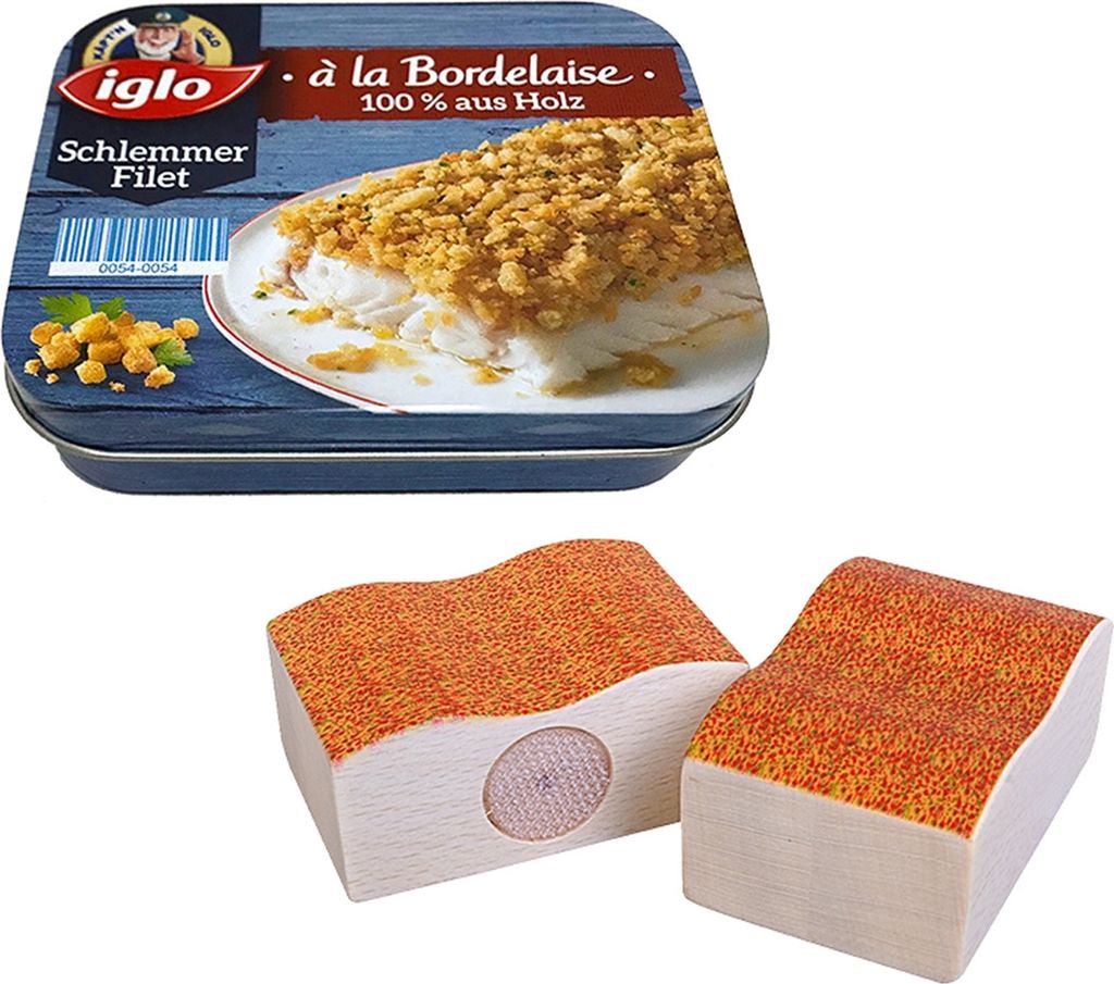 Tanner Kaufladen Iglo Schlemmerfischfilet aus Holz in Produktbild 