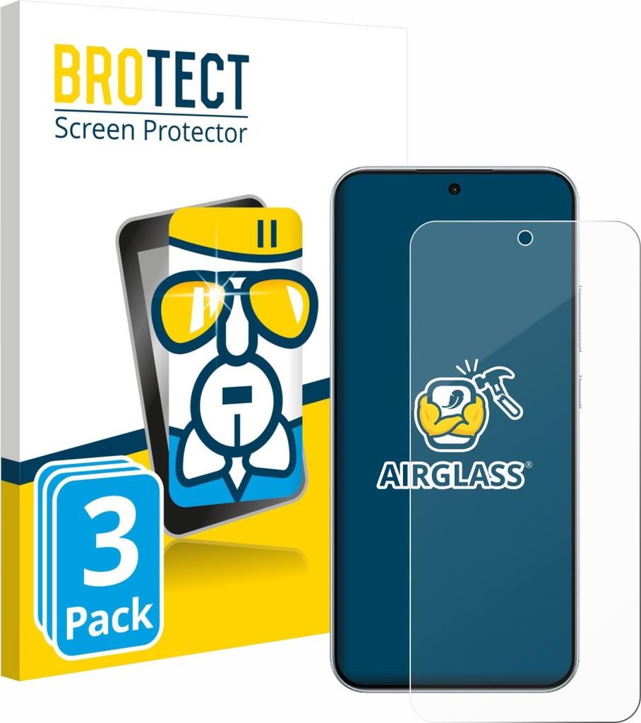 3x BROTECT Schutzglas für Oppo A6 Pro Schutzfolie Panzer Folie Glas Display Schutz klar