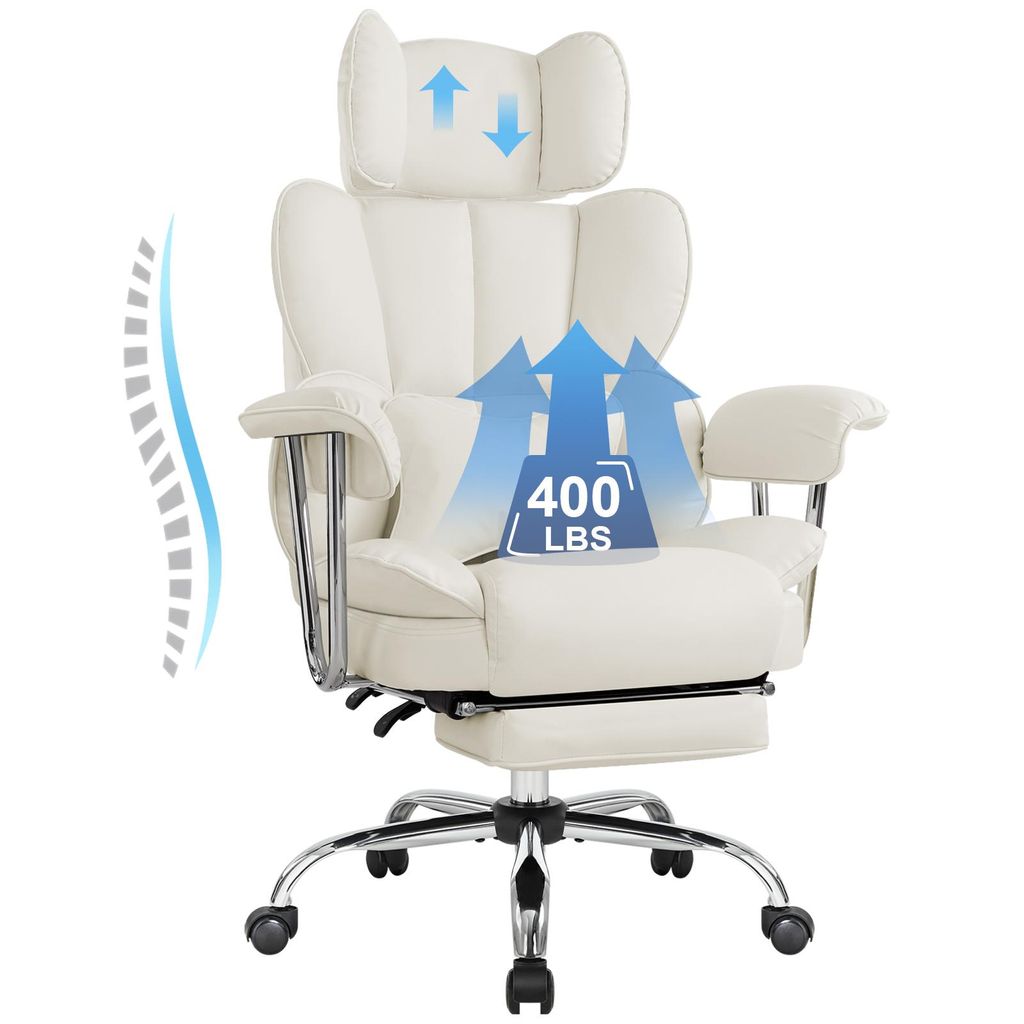 IWMH Bürostuhl, Ergonomischer Chefsessel mit Armlehne, Produktbild 