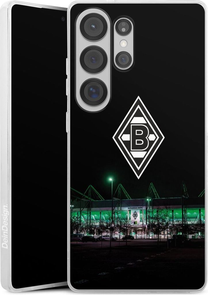 DeinDesign Slim Hülle für Samsung Galaxy S25 Ultra Silikon Case Ultra Dünn Handyhülle Borussia Mönchengladbach Offizielles Lizenzprodukt Stadion