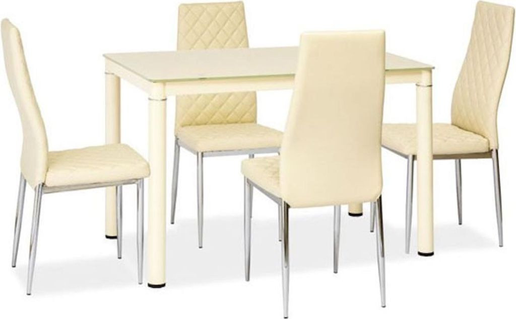 Esstisch Küchentisch Galant 100x60x75cm Farbe wählbarcreme