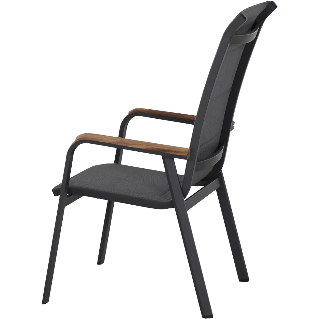 Fauteuil de jardin Tesoro avec dossier ergonomique et structure robuste - 8