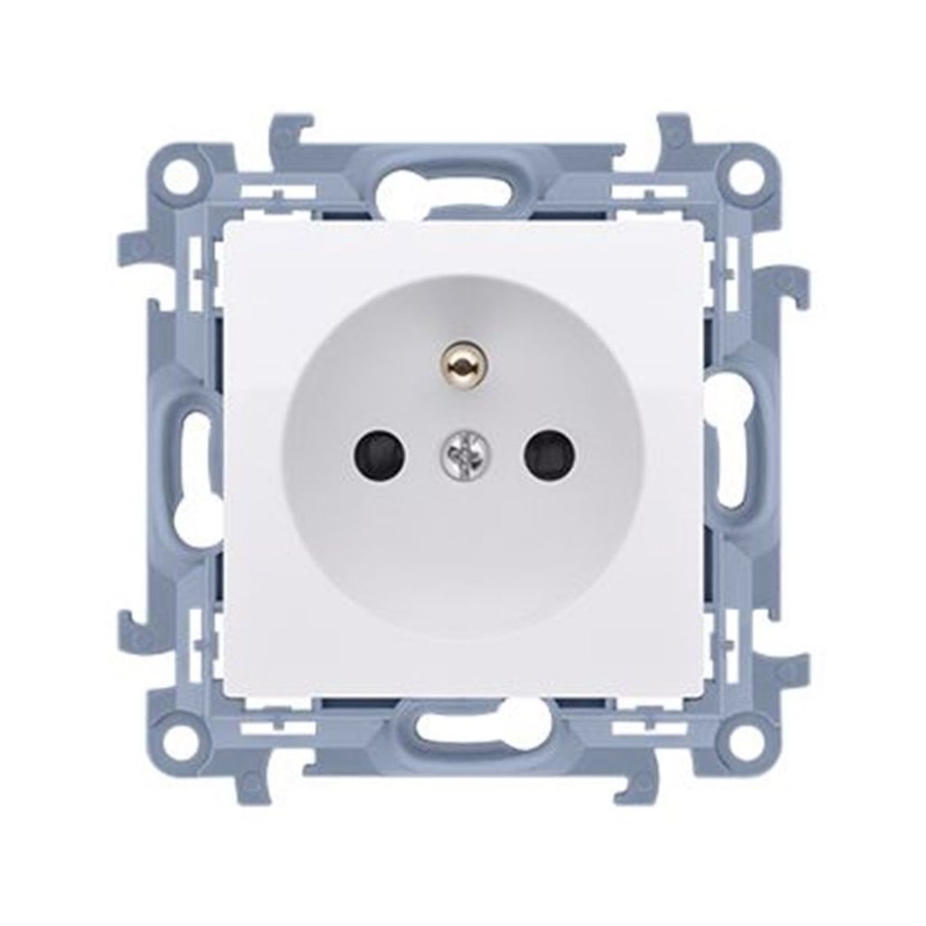 Zásuvka 250 V Simon 10 s clonkami modul pružinové svorky Obrázok produktu 