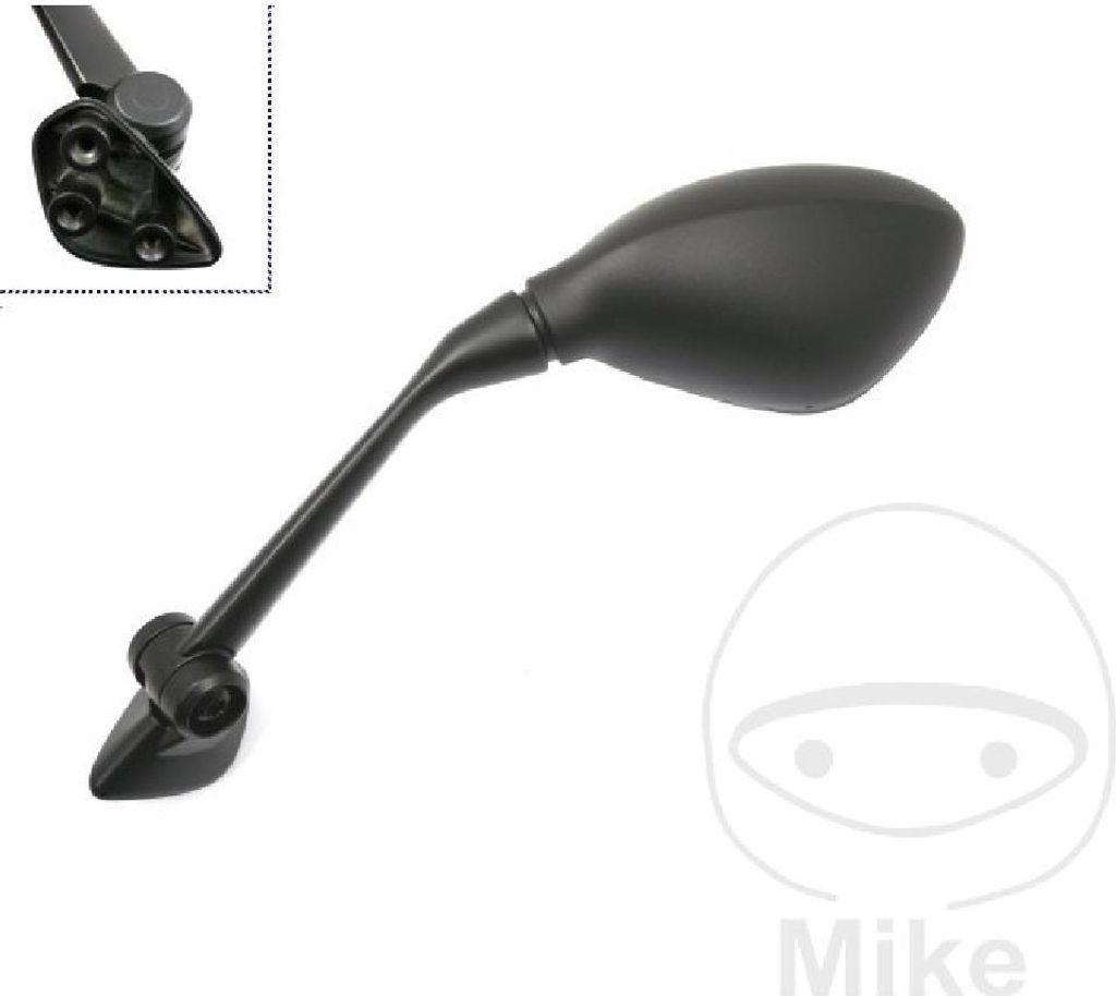 Specchietto carena nero sinistro JMP BA19-W0019B-L per BMW Immagine del prodotto 
