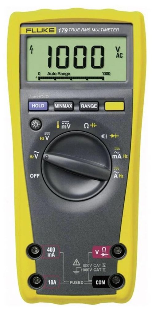 Multimètre portable 179 digital CAT III 1000 V, CAT IV 600 Image du produit 