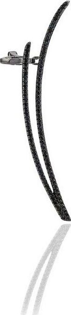 Sif Jakobs Ohr-Stulpe Fucino Due Silber Kollektion SJ-E0025-BK-BK-R