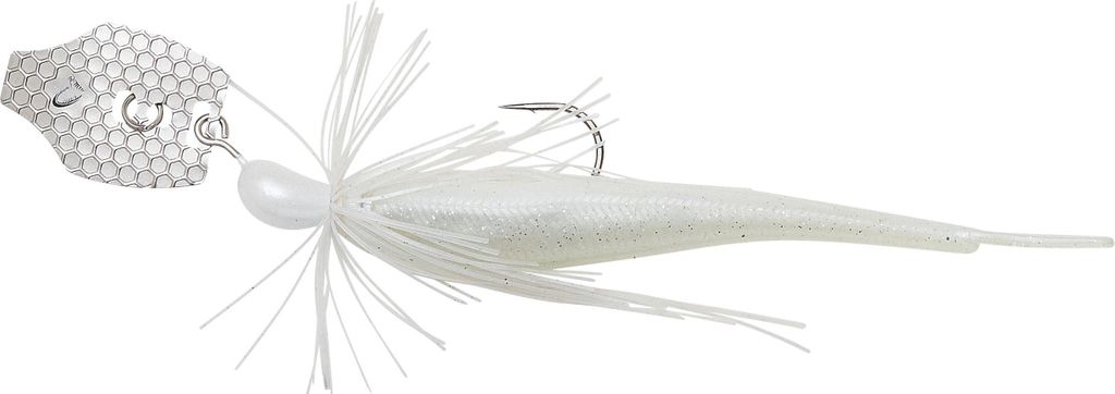 Savage Gear Crazy Swim Jig White Silver 12,5 cm 20 g Gummiköder