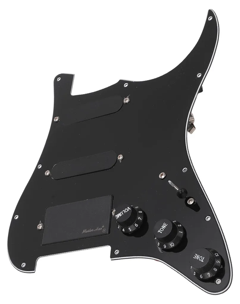 Kit micros guitare SSH actifs avec capots et vis de montage - Noir