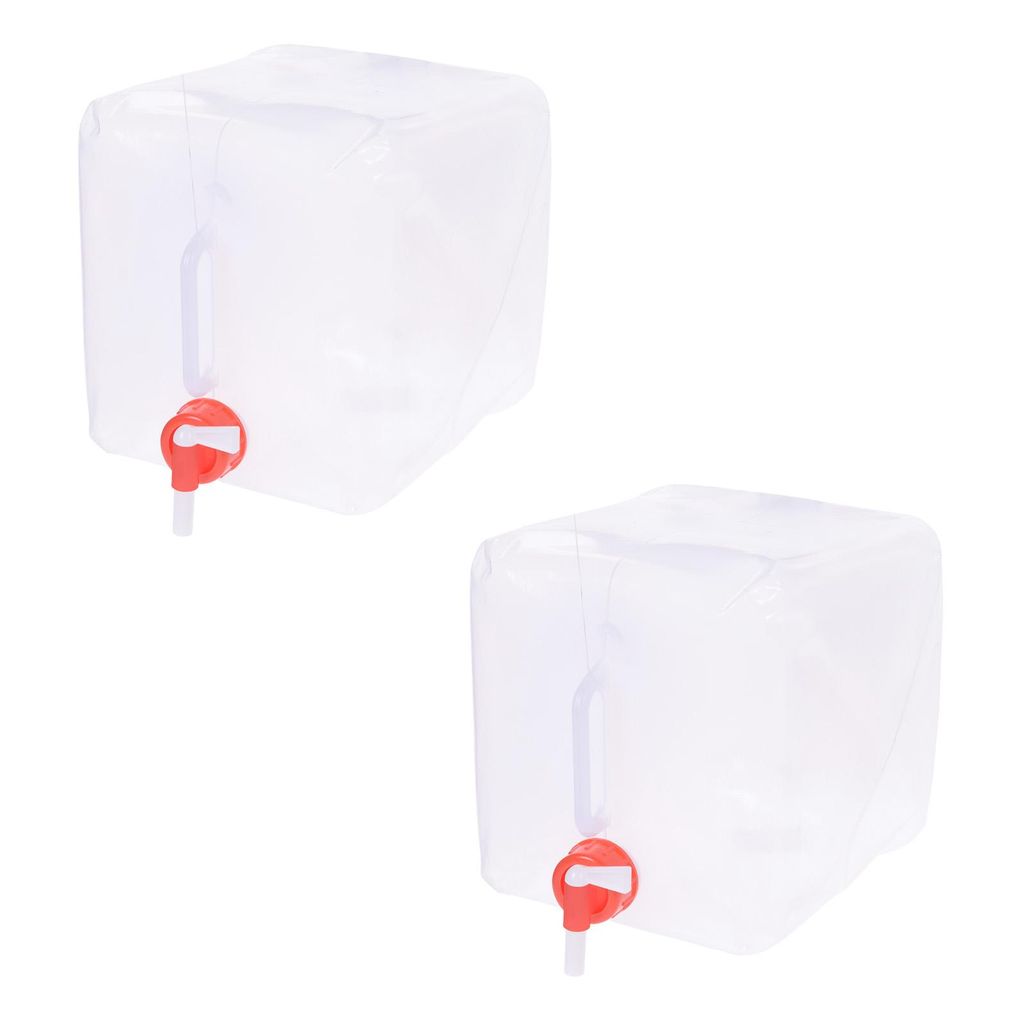 2er Set Wasserkanister 10 Liter Faltbar Lebensmittelecht Produktbild 