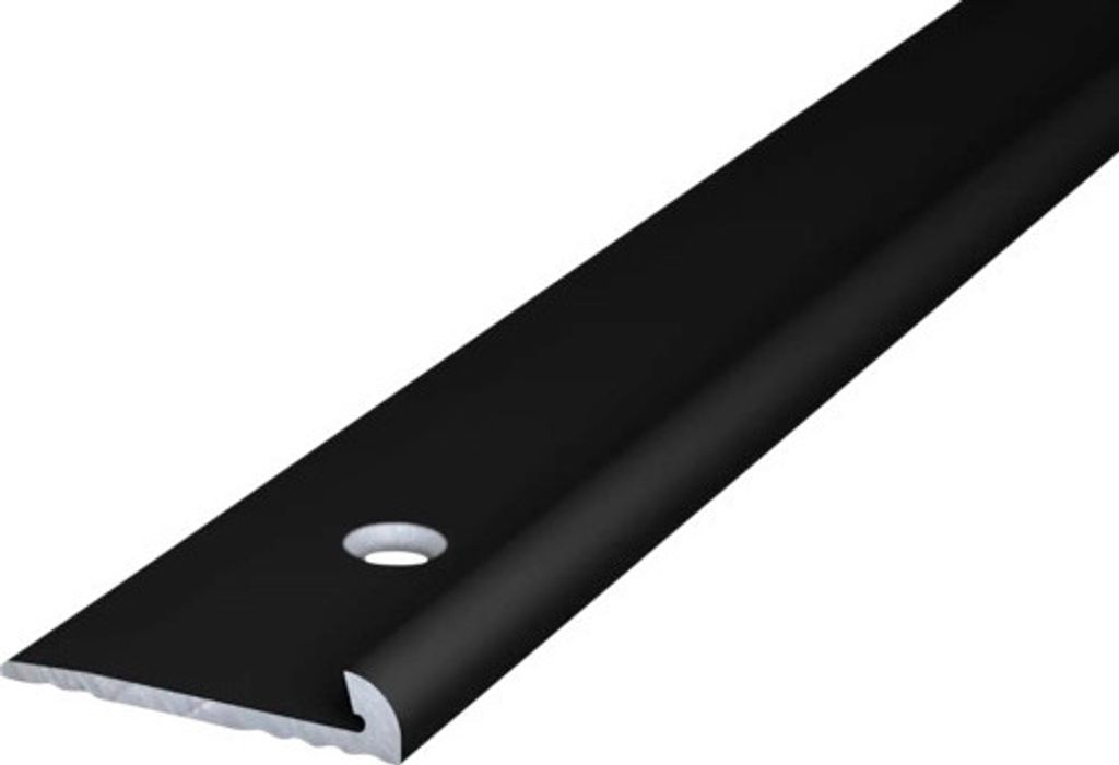 Prinz Abschlußprofil Alu schwarz 18 x 3,5 mm x 2,5 m Produktbild 