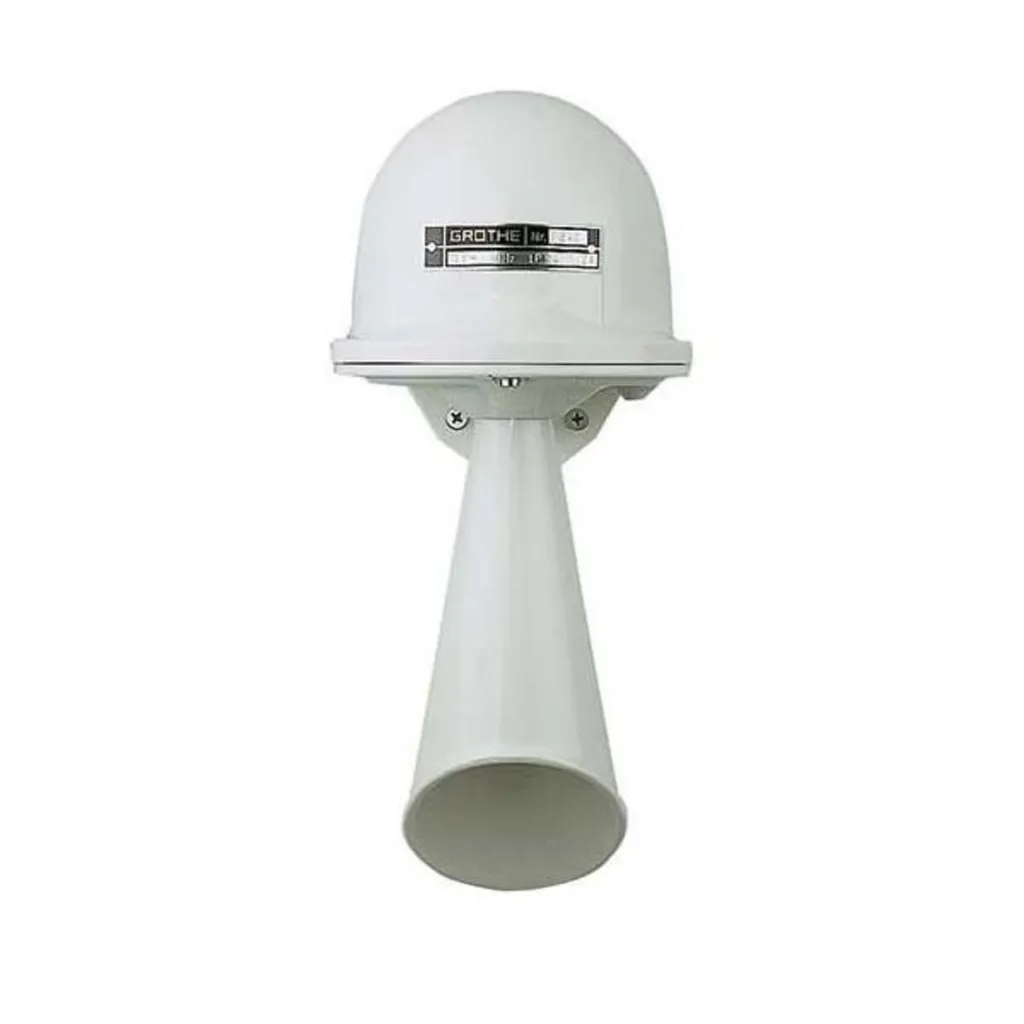Avertisseur Sonore 105dB Étanche IP66 Grothe 230V AC Modèle Blanc Kst