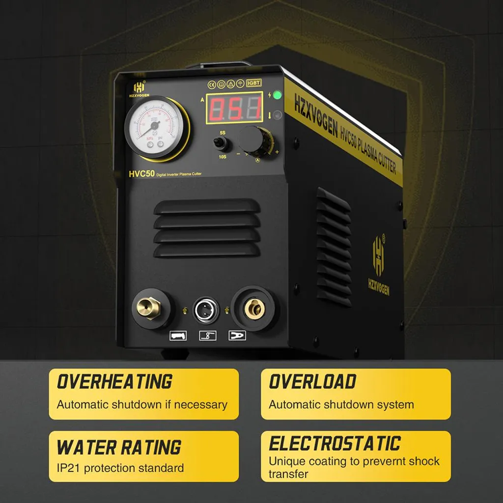 Découpeuse plasma HVC50 performance de coupe nette et précise 50A