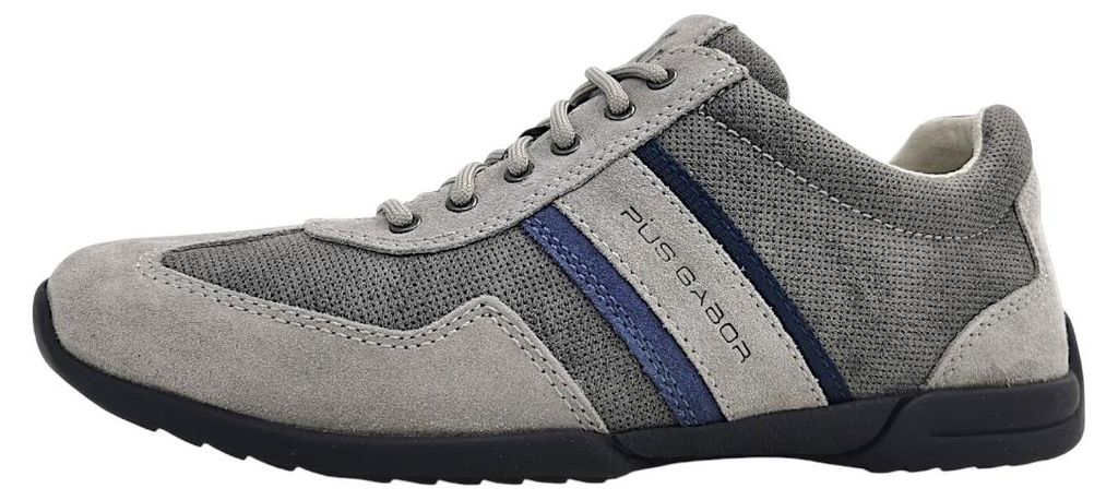 Pius Gabor  Herrenschuhe sportlicher Schnürer Grau Freizeit Produktbild 