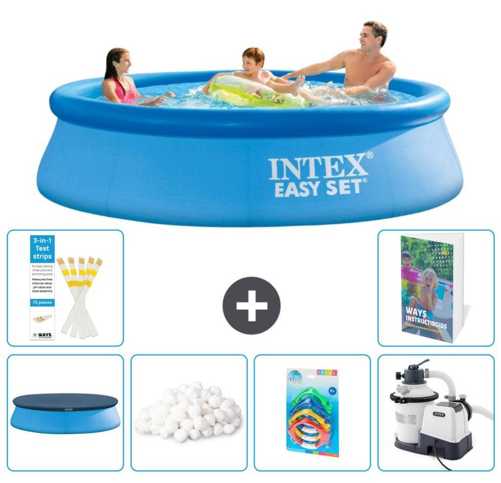 Easy Set Pool Rund - 305x76 cm - 7-teilig S8