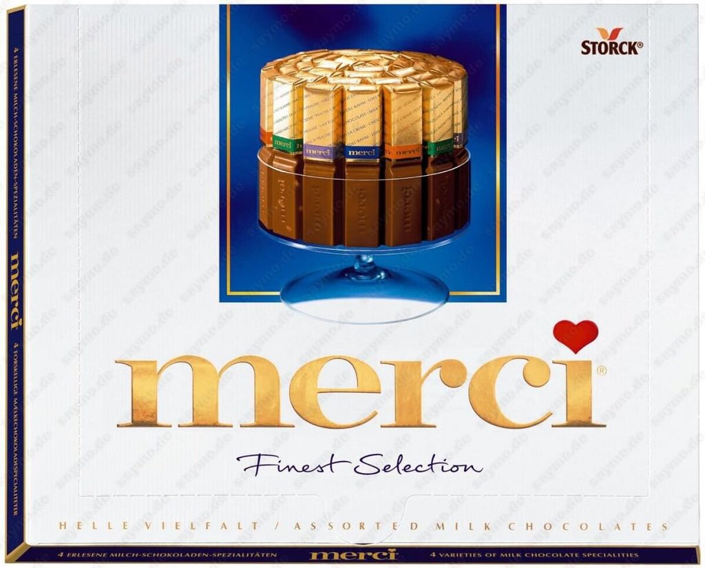 Storck merci Helle Vielfallt specjay z biaej czekolady 250g Zdjęcie produktu 