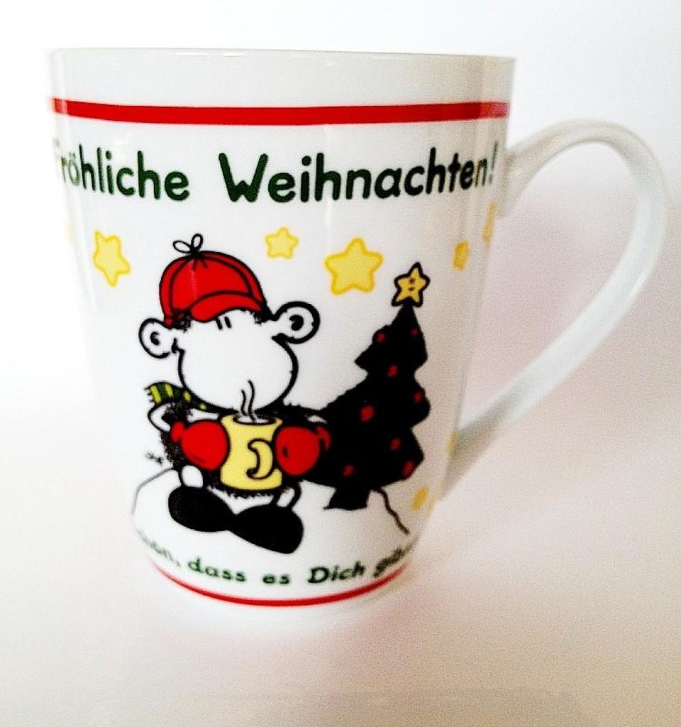 sheepworld "Limited Sheepworld - Weihnachtstasse schön das es dich gibt Tasse Kaffeetasse"