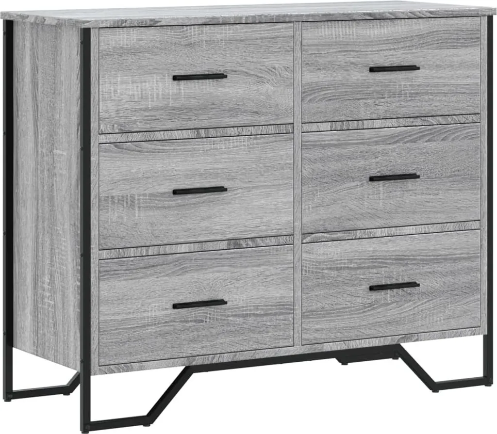 Cassettiera vidaXL Sonoma Grigia 91cm - Recensione e Vendita