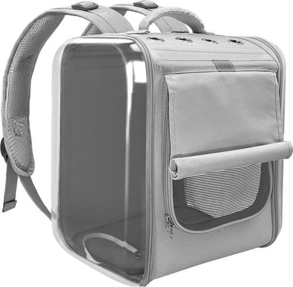 Sac de voyage pour animaux 15 kg - Modèle Gris Respirant 30 x 35 x 40 cm