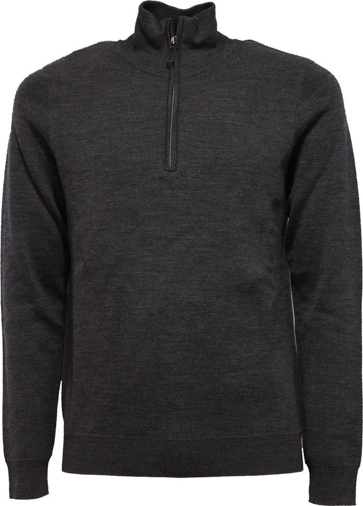 8438K maglione lupetto uomo PAOLO PECORA grau Wolle/Baumwolle Pullover Mann