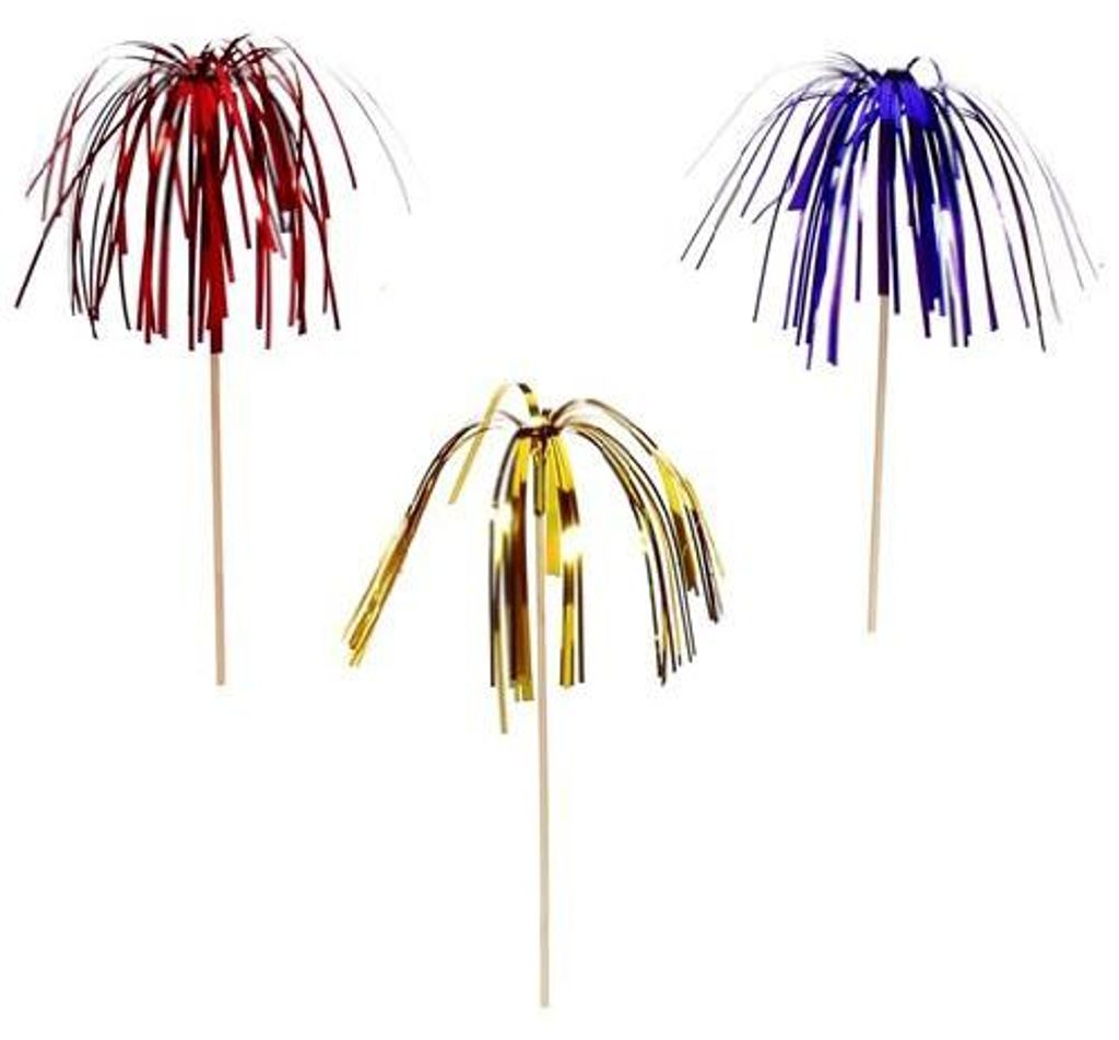PAPSTAR  16680 PAPSTAR Partypicker "Feuerwerk", farbig Immagine del prodotto 