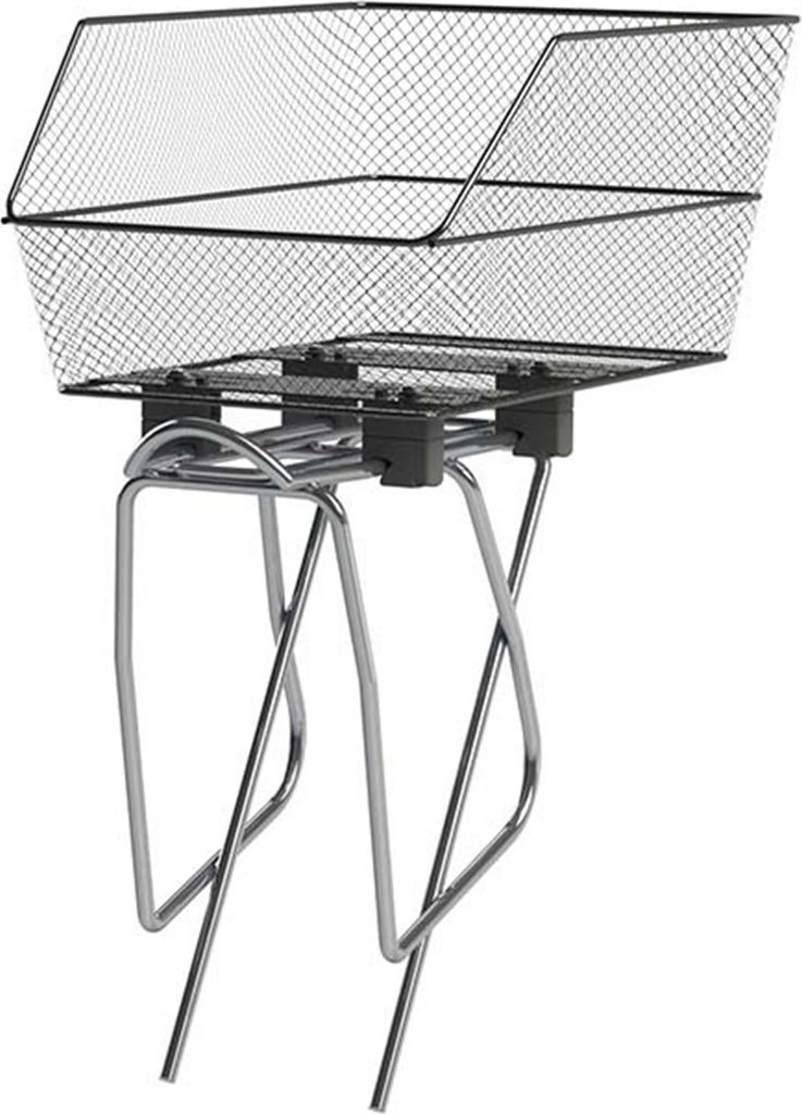 Basil Cento WSL, Zadní, Košík, Ocel, Černá, 5 kg, 310 mm Obrázek produktu 