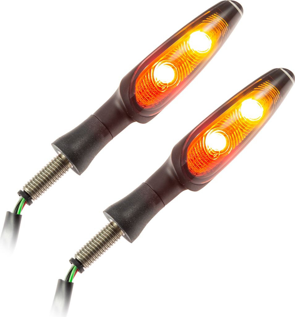 KOSO Universal Motorrad LED Blinker Infinity-R Rück- und Bremslicht E- Paar