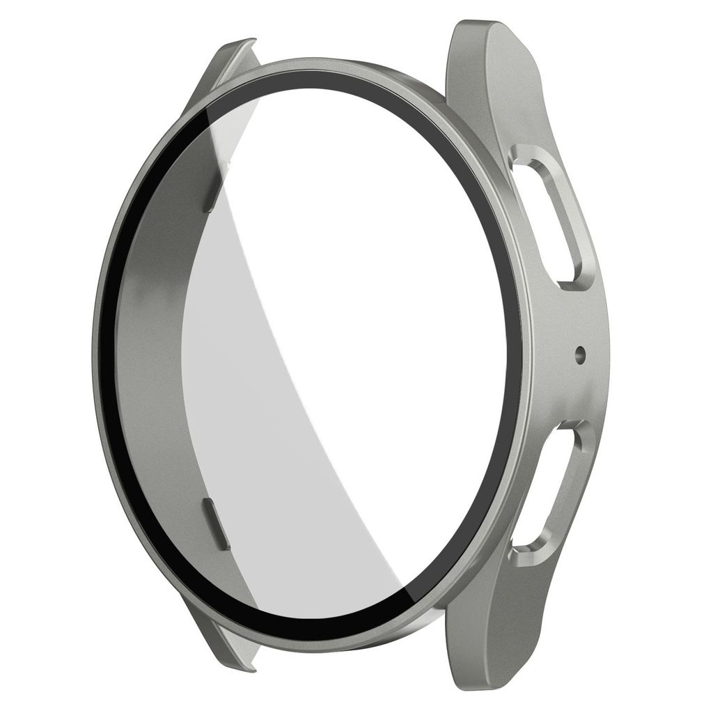 Stravo Displayschutz-Hülle Galaxy Watch 7 (40 mm) – Vollschutz mit Displayfolie – stoßfest – Titan