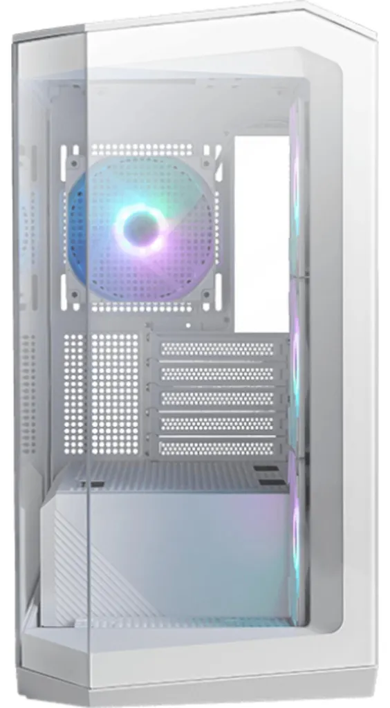 Boîtier PC de jeu MSI MAG PANO M100R PZ WHITE idéal pour le gaming