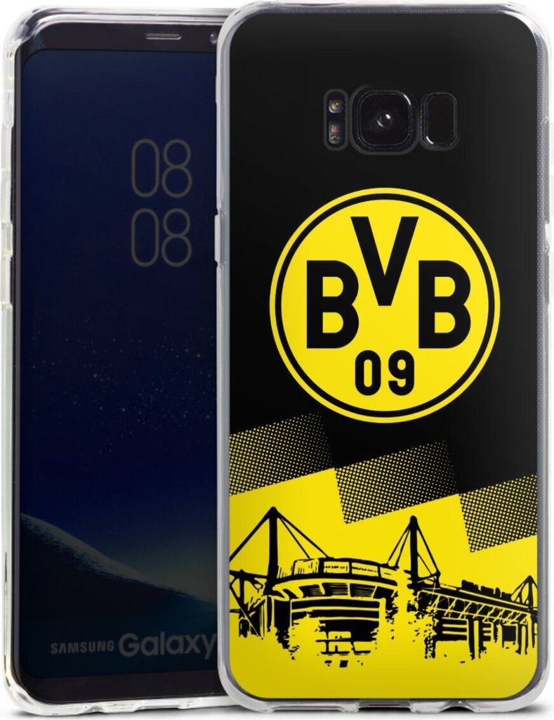 DeinDesign Handyhülle für Samsung Galaxy S8 Plus Silikon Hülle Case Smartphone Schutzhülle BVB Borussia Dortmund Stadion