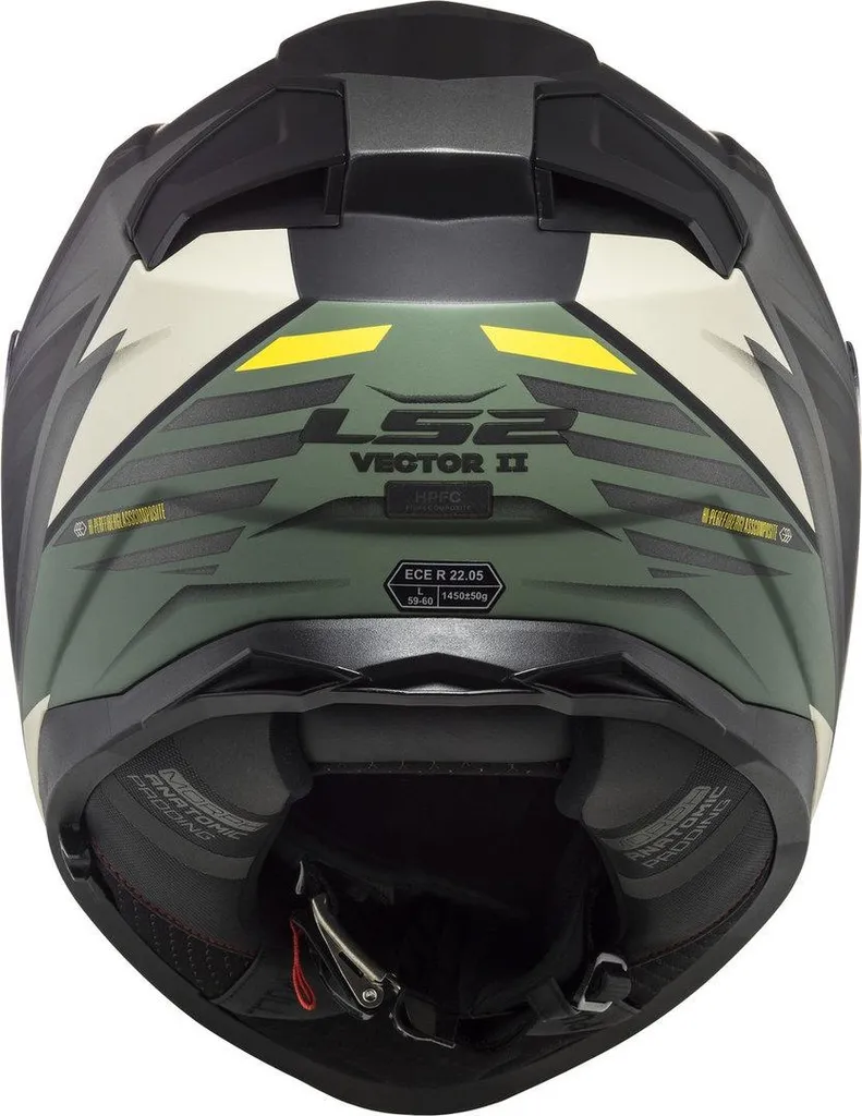 Casque Route LS2 Vector II Absolute pour Longs Trajets Noir XXS - 3