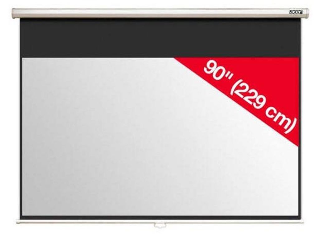 Acer M90-W01MG, Ręczny, 2,29 m (90"), 196 cm, 110 cm, 16:9, Zdjęcie produktu 