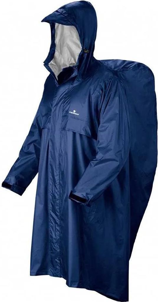 FERRINO Poncho Trekker Ripstop - Blu - - S/M