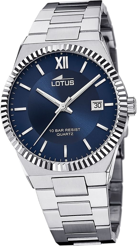 Lotus Edelstahl Herren Uhr Armbanduhr silber Elegant Classic D2UL18835/2