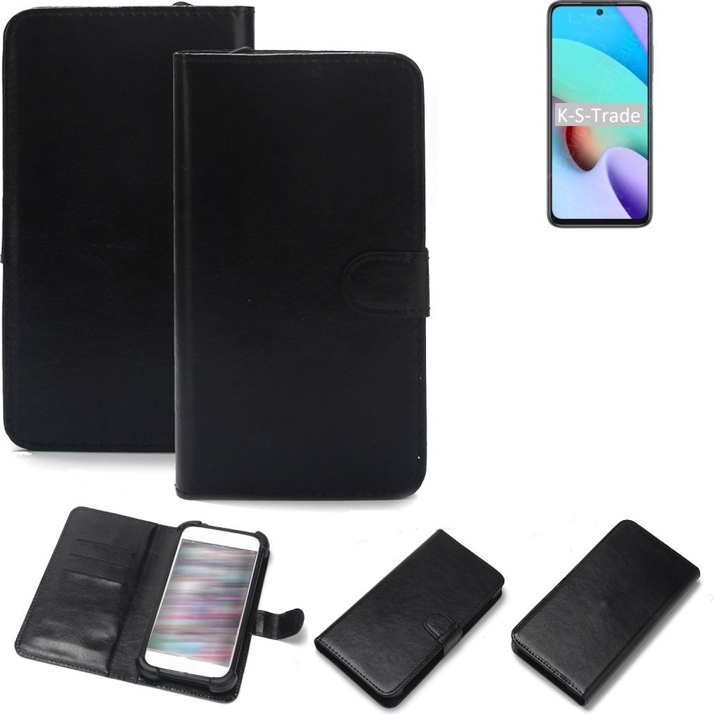 K-S-Trade Handyhülle Schutzhülle kompatibel mit Xiaomi Redmi 10 2022 Handy Schutz Hülle Handyhülle Bumper schwarz 1x