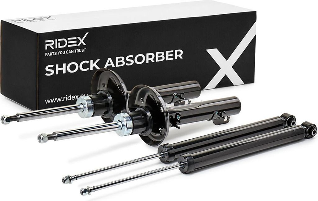 2x RIDEX Stoßdämpfer Vorne Hinten für VW Golf IV Schrägheck (1J1) Set Federbein 854S1724