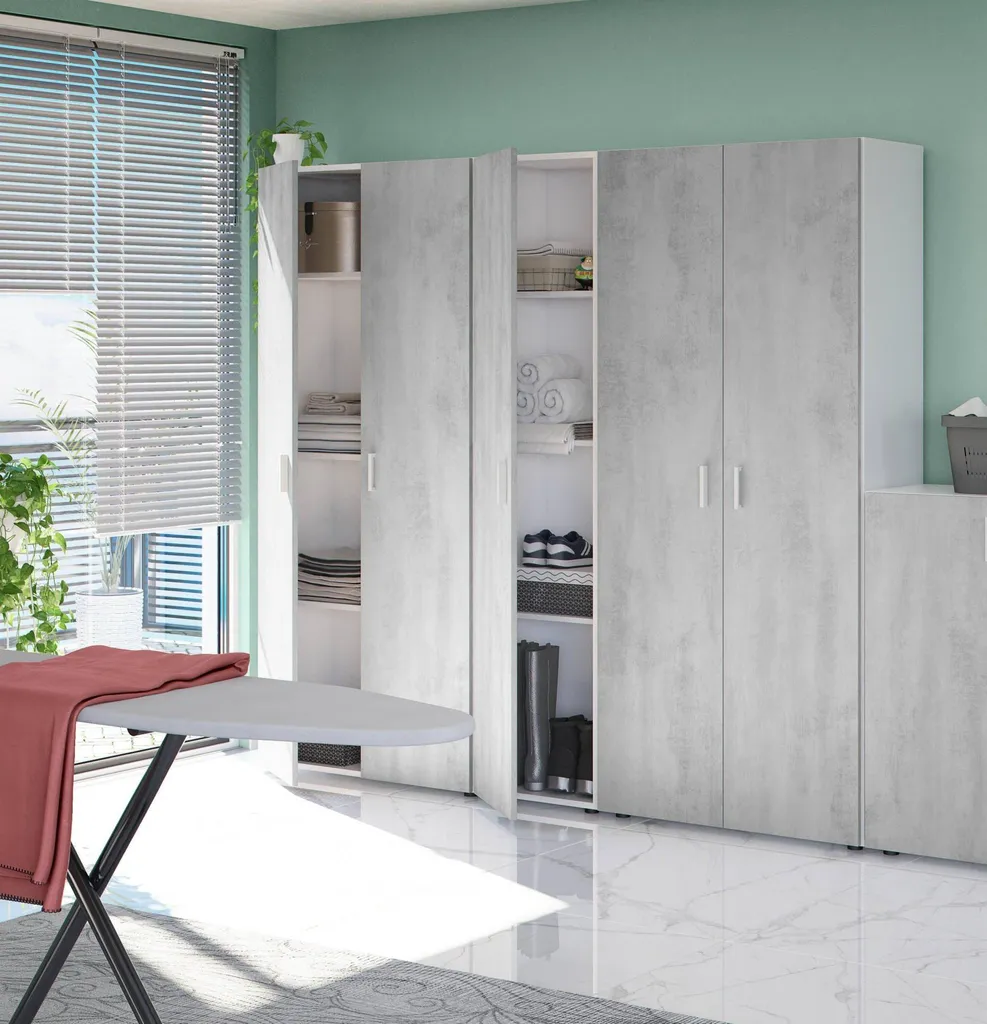 Armoire de buanderie ou cellier Avlis pour optimiser le rangement