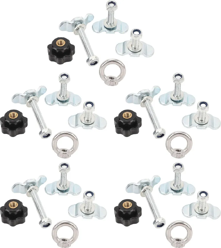 Embout terminal rail aéro filetage simple avec vis de base rotative 360°