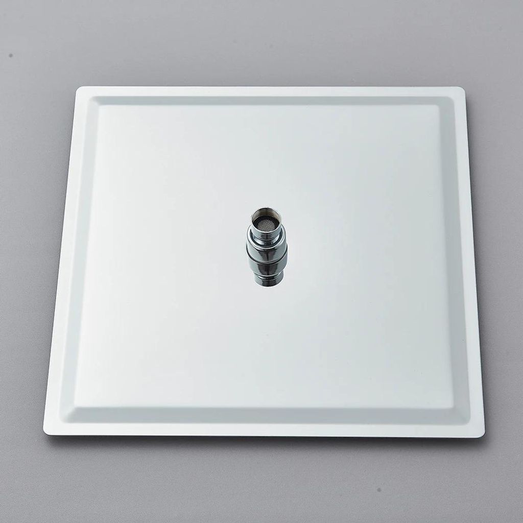 Regendusche Duschkopf - Quadratisch Ultraflach Deckenbrause - Edelstahl - 30 cm - G1/2 Anschluss - Chrom